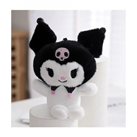 DÜKKAN DESİGN Kuromi Kawaii Peluş Anahtarlık DÜKKAN DESİGN Kuromi Kawaii Peluş Anahtarlık