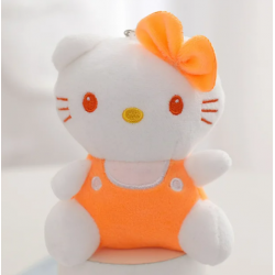 Hello Kitty Turuncu Peluş Anahtarlık