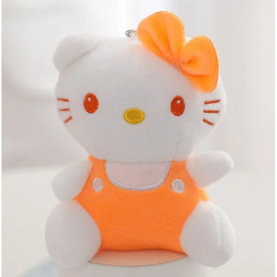 DÜKKAN DESİGN Hello Kitty Turuncu Peluş Anahtarlık