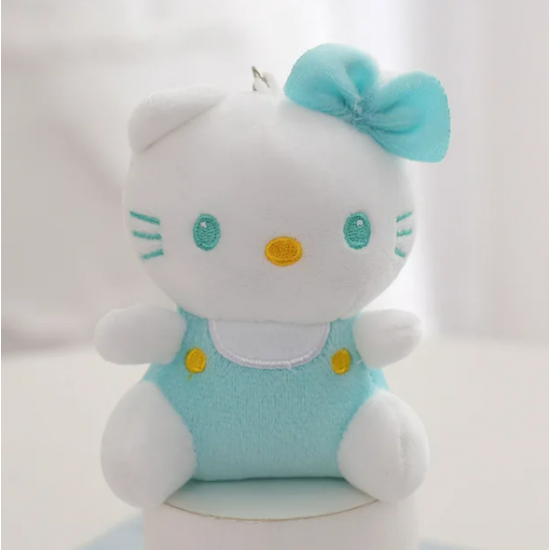 Hello Kitty Mavi Peluş Anahtarlık