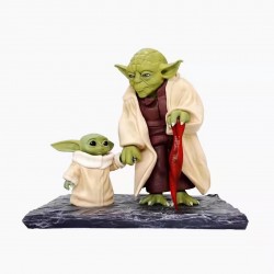 Master Yoda & Grogu Statü Figür