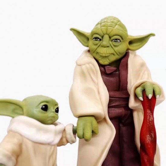 Master Yoda & Grogu Statü Figür