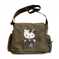 Hello Kitty Gothic Baskılı Postacı Çantası