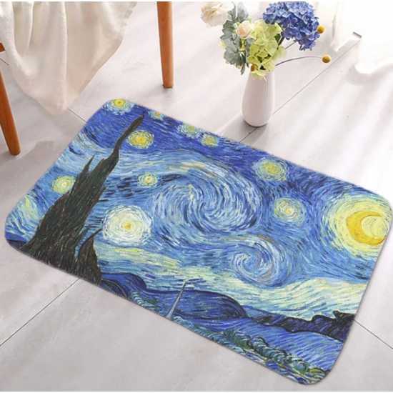 Van Gogh Yıldızlı Geceler Paspas Van Gogh Yıldızlı Geceler Paspas