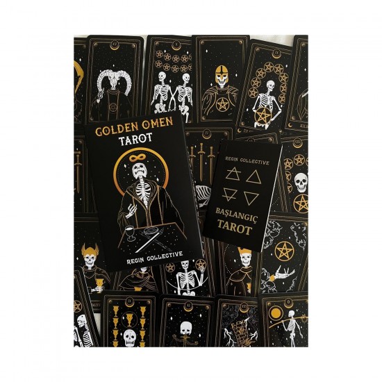 Dükkan Design Golden Omen Tarot ve Başlangıç Tarot Kitabı