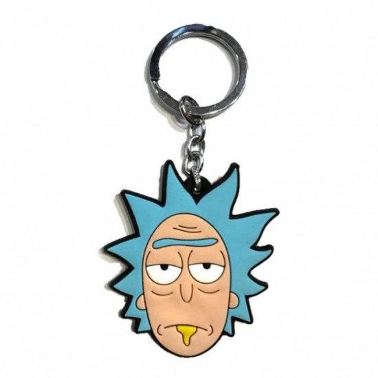 Rick & Morty Rick Silikon Anahtarlık Rick & Morty Rick Silikon Anahtarlık