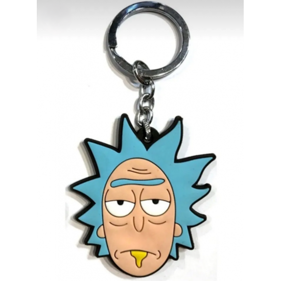 Rick & Morty Rick Silikon Anahtarlık Rick & Morty Rick Silikon Anahtarlık