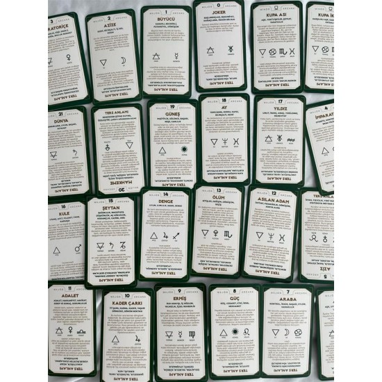 78 Kartlı Eğitim Tarot Seti 78 Kartlı Eğitim Tarot Seti