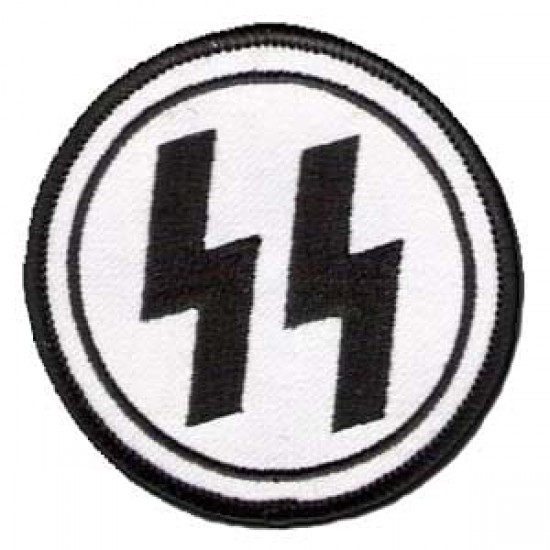 DÜKKAN DESİGN Waffen SS Schutzstaffel Logo Patch - Yama DÜKKAN DESİGN Waffen SS Schutzstaffel Logo Patch - Yama