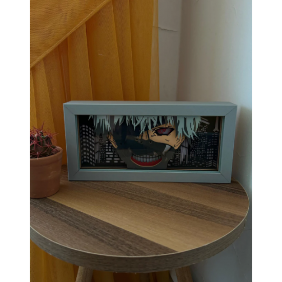 Dark Kaneki 3D Led Aydınlatma Dark Kaneki 3D Led Aydınlatma