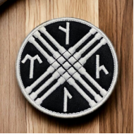 DÜKKAN DESİGN Göktürkçe Tengri Nakış Patch/Yama