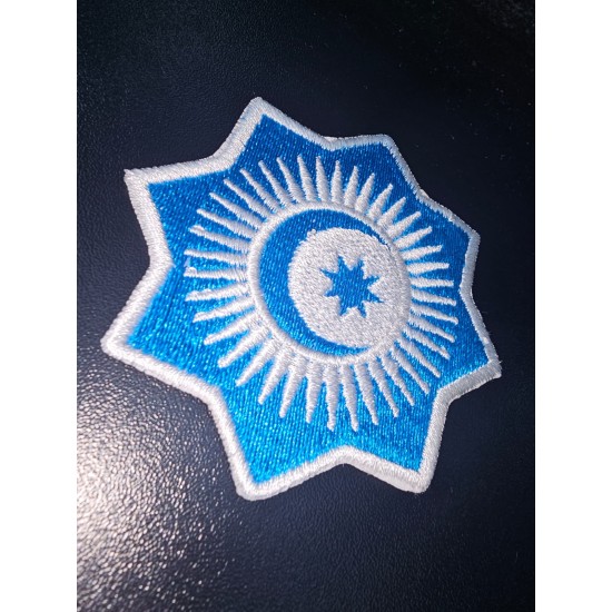 DÜKKAN DESİGN Türk Devletleri Teşkilatı Bayrağı Nakış Patch/Yama DÜKKAN DESİGN Türk Devletleri Teşkilatı Bayrağı Nakış Patch/Yama