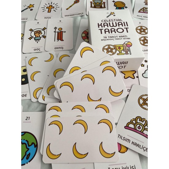 Kawaii Tarot Kartları ve Başlangıç Tarot Kitabı Kawaii Tarot Kartları ve Başlangıç Tarot Kitabı