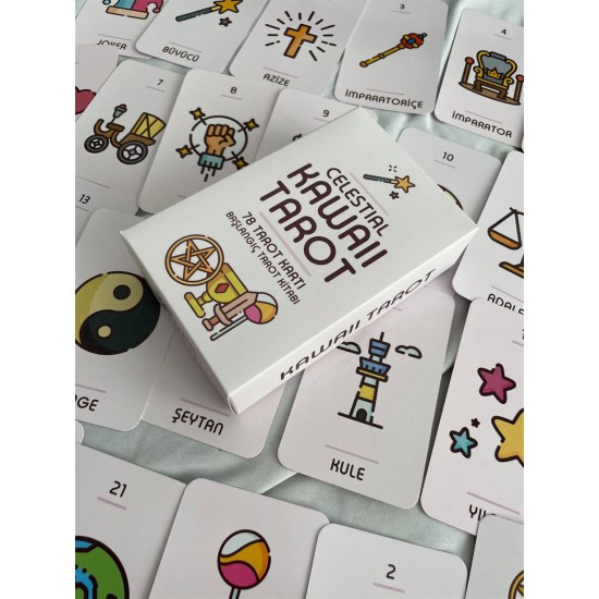 Kawaii Tarot Kartları ve Başlangıç Tarot Kitabı Kawaii Tarot Kartları ve Başlangıç Tarot Kitabı