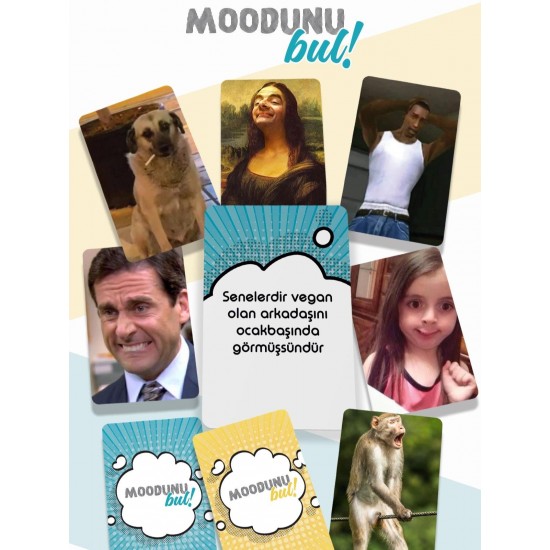  DÜKKAN DESİGN Moodunu Bul - Eğlenceli Kutu Oyunu