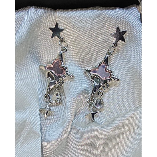 Dükkan Design Hologram Y2K Parıltı Küpe Dükkan Design Hologram Y2K Parıltı Küpe