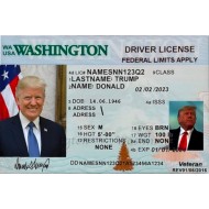 Dükkan Design Donald Trump Parodi Ehliyet/Kimlik Kartı (Hediye ve Şaka Amaçlıdır)