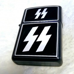 Dükkan Design Waffen SS Schutzstaffel Logo Benzinli Çakmak