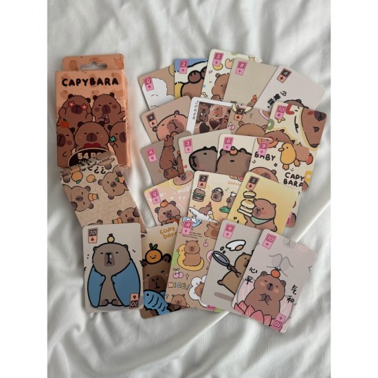 Dükkan Design Capybara İskambil/Oyun Kartları Dükkan Design Capybara İskambil/Oyun Kartları