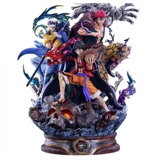 Dükkan Design One Piece Trafalgar Law, Monkey D. Luffy ve Eustass Kid Figür Dükkan Design One Piece Trafalgar Law, Monkey D. Luffy ve Eustass Kid Figür