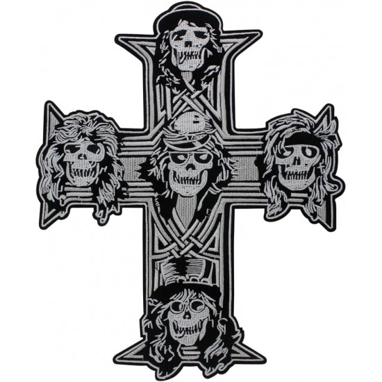 Dükkan Design Gotik İskelet Guns n Roses Patch/Yama Dükkan Design Gotik İskelet Guns n Roses Patch/Yama