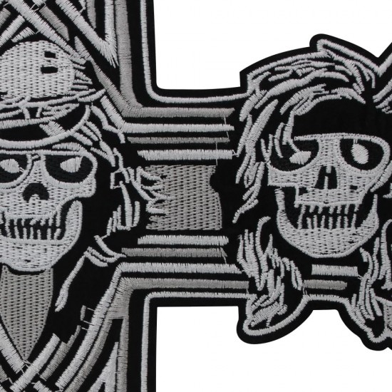 Dükkan Design Gotik İskelet Guns n Roses Patch/Yama Dükkan Design Gotik İskelet Guns n Roses Patch/Yama