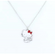 DÜKAN DESİGN Hello Kitty Beyaz Mineli Kolye DÜKAN DESİGN Hello Kitty Beyaz Mineli Kolye
