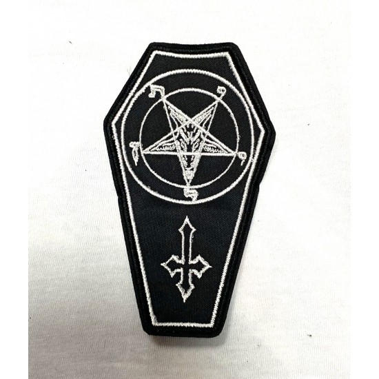 DÜKKAN DESİGN TABUT PENTAGRAM PATCH YAMA