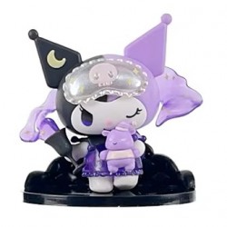 DUKKANDESIGN Uyku Maskeli Kuromi Mini Figür