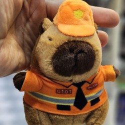 DÜKKAN DESİGN CAPY BARA TURUNCU PELUŞ ANAHTARLIK