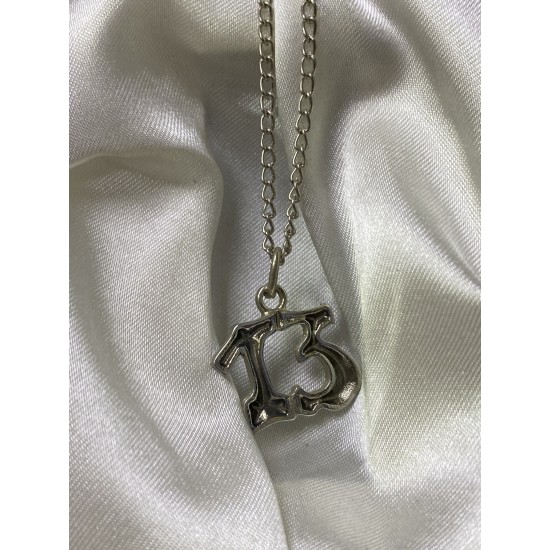 DÜKKAN DESİGN 13 Uğursuz Tılsım Kolye DÜKKAN DESİGN 13 Uğursuz Tılsım Kolye