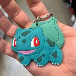 Anime Pokemon - Bulbasaur Silikon Anahtarlık