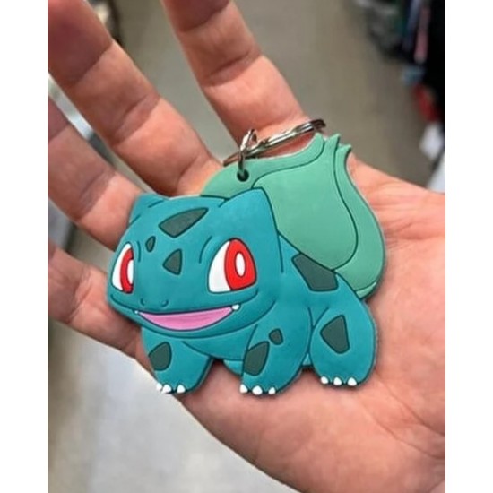 Anime Pokemon - Bulbasaur Silikon Anahtarlık Anime Pokemon - Bulbasaur Silikon Anahtarlık