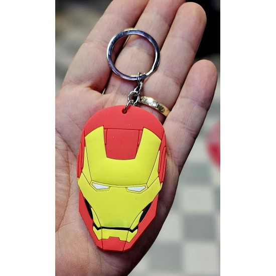 DÜKKAN DESİGN ÇİFT TARAFLI SİLİKON IRON MAN ANAHTARLIK DÜKKAN DESİGN ÇİFT TARAFLI SİLİKON IRON MAN ANAHTARLIK