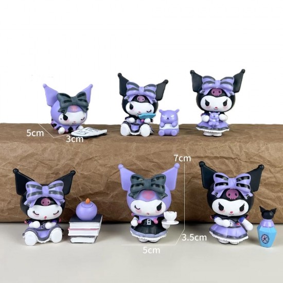 DÜKKAN DESİGN KUTULU SANRİO KUROMİ FİGÜR SET