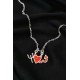 Friends Devil Heart Mineli Kolye