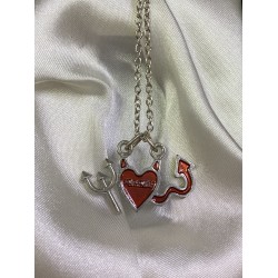 Friends Devil Heart Mineli Kolye