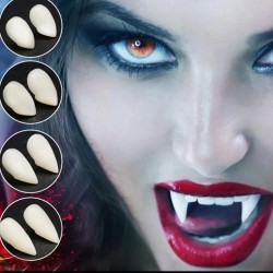 DÜKKAN DESİGN BÜYÜK BOY CADILAR BAYRAMI TAKMA VAMPİR DİŞİ