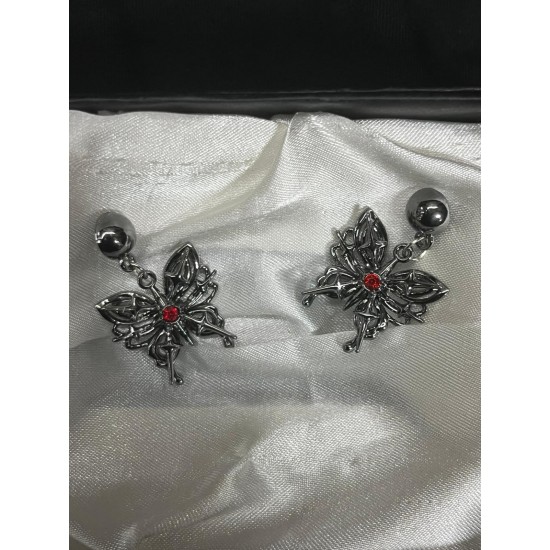 DÜKKAN DESİGN TAŞLI GOTİK KELEBEK KÜPE