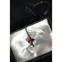 DÜKKAN DESİGN DAMLAYAN YILDIZ TAŞLI ÇELİK KOLYE