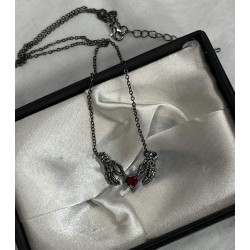 DÜKKAN DESİGN SKELETON LOVE TAŞLI AYARLANABİLİR KOLYE