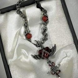 DÜKKAN DESİGN MEDUSANIN KALBİ DOĞAL TAŞLI KOLYE