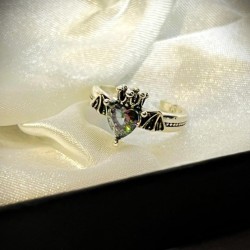 DÜKKAN DESİGN KALP TAŞLI AYARLANABİLİR PİNTEREST YÜZÜK