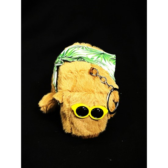 DÜKKAN DESİGN CAPYBARA TATİLDE PELUŞ ANAHTARLIK