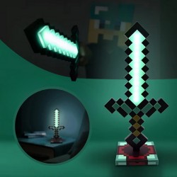 DÜKKAN DESİGN MİNECRAFT DİAMOND SWORD GECE LAMBASI