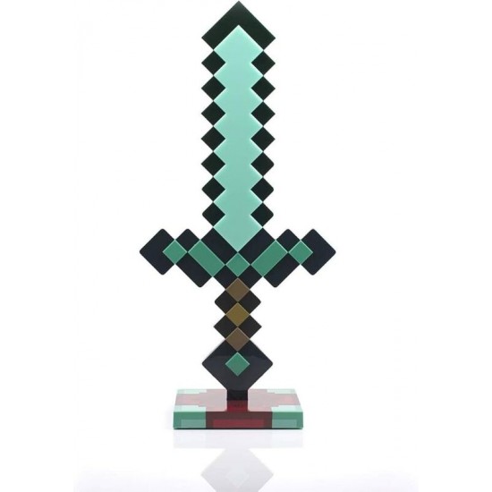 DÜKKAN DESİGN MİNECRAFT DİAMOND SWORD GECE LAMBASI