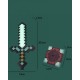 DÜKKAN DESİGN MİNECRAFT DİAMOND SWORD GECE LAMBASI