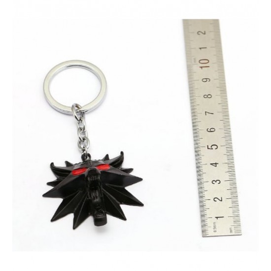 DÜKKAN DESİGN The Witcher 3 Wild Hunt Siyah Anahtarlık