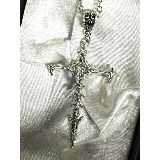 DÜKKAN DESİGN GOTİK İSKELET HAÇ KOLYE