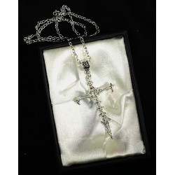 DÜKKAN DESİGN GOTİK İSKELET HAÇ KOLYE